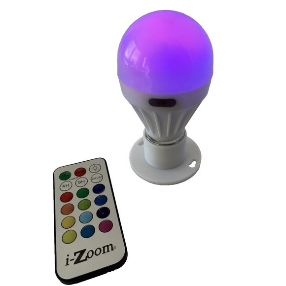 Colour Changing Light Bulb With Remote IZoom LED Light Hang And Grab - Picture 2 of 16